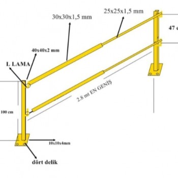 İnşaat Merdiven Korkulukları